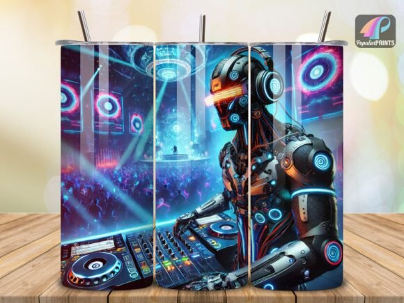 Download DJ Music Party Nightlife Tumbler Wrap V3 - Nightlife Collection