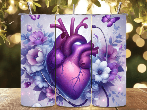 Download Heart Centered Nurse 20 Oz Tumbler Wrap - Premium Resources